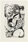 (PICASSO, PABLO.) Marcenac, Jean. Le Goût de Bonheur: A Suite of Happy, Playful and Erotic Drawings.